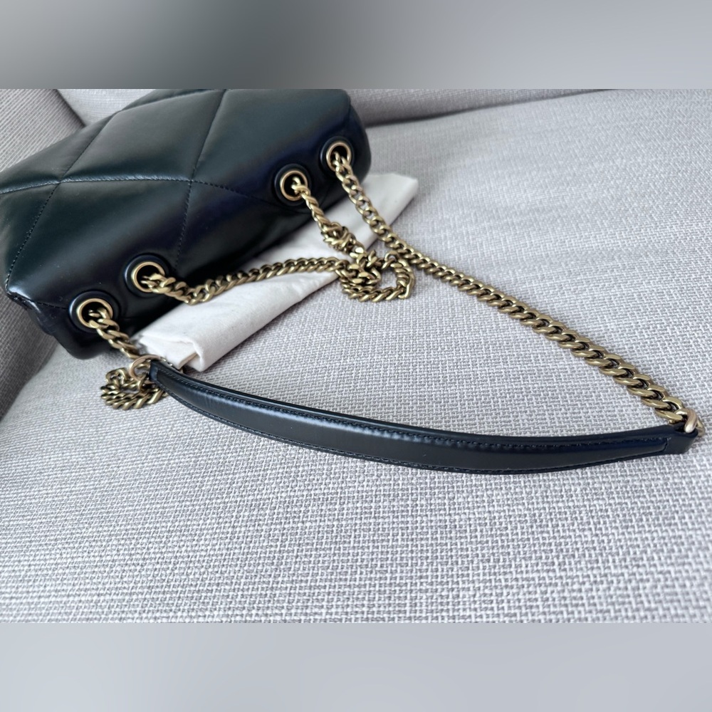 💸 Sale 💸 Authentic Tory Burch Black Diamond Quilt Kira Small Shoulder Bag 🛍️ - Picture 4 of 11